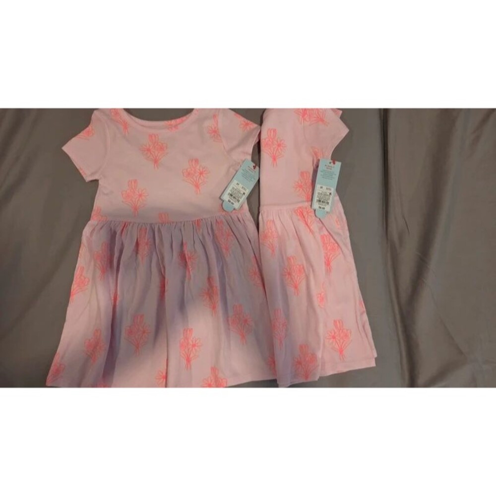2pc. Dress set cat & jack. Both 3T. Both exactly same dress.